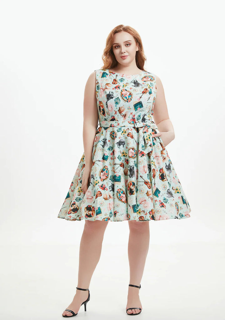 Antique Treasures Dress- Only XL