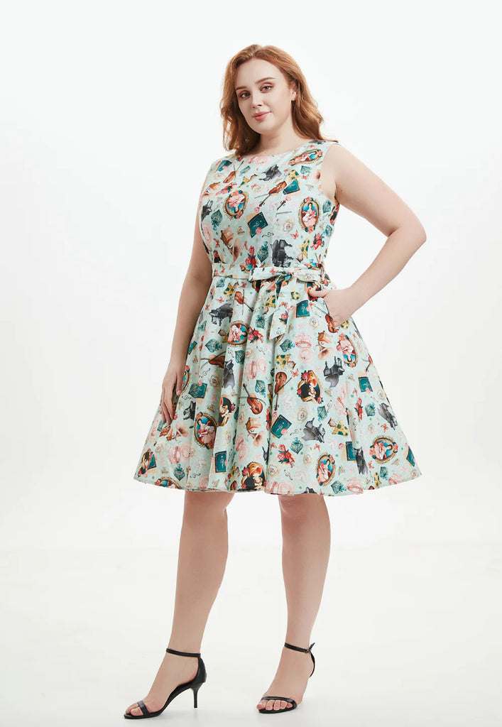 Antique Treasures Dress- Only XL