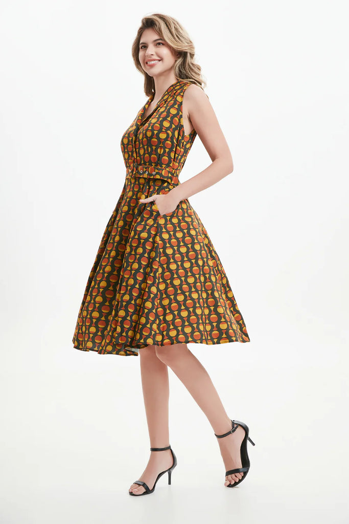 Mid Century Apple Dress