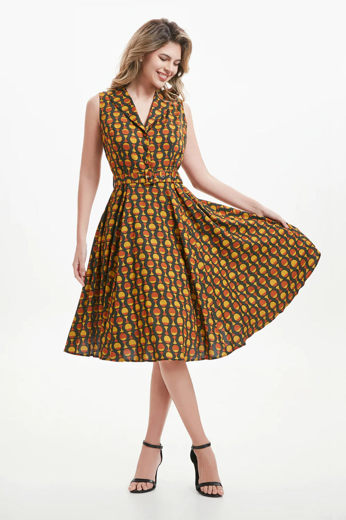 Mid Century Apple Dress