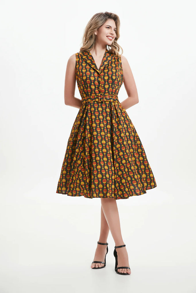 Mid Century Apple Dress