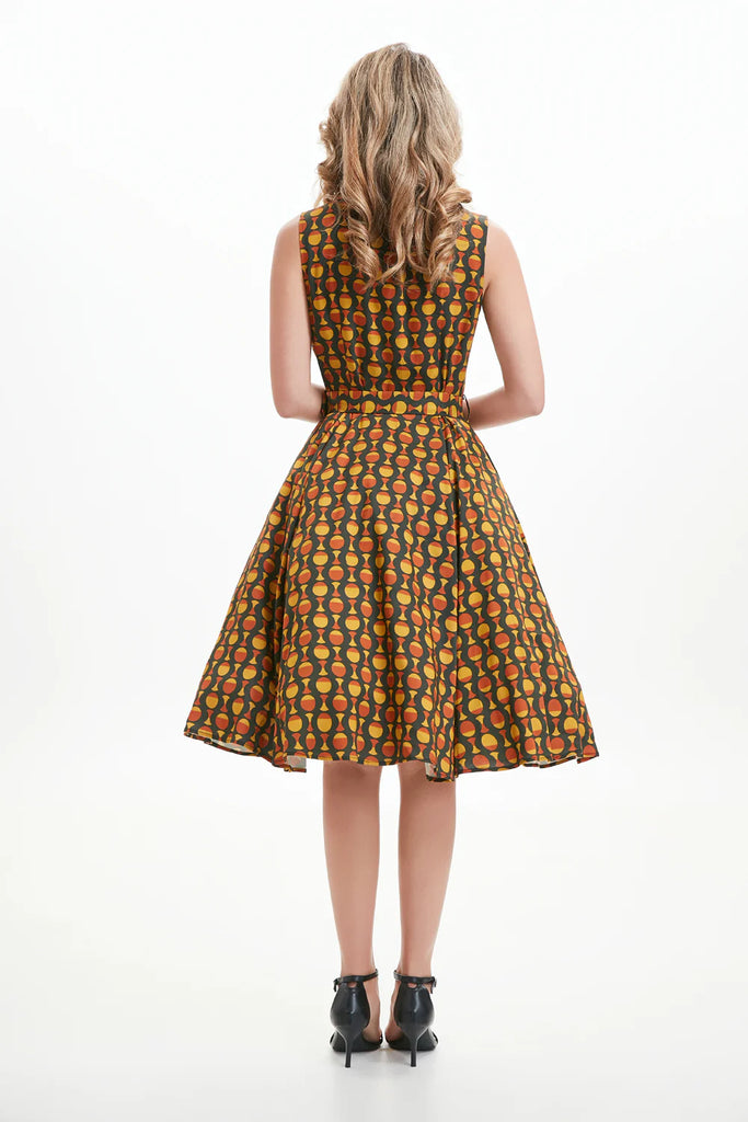 Mid Century Apple Dress