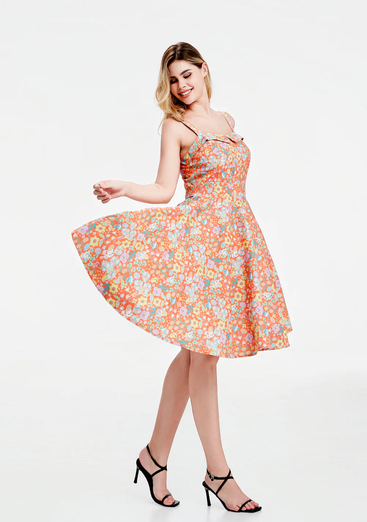 Whiskers and Wildflowers Dress