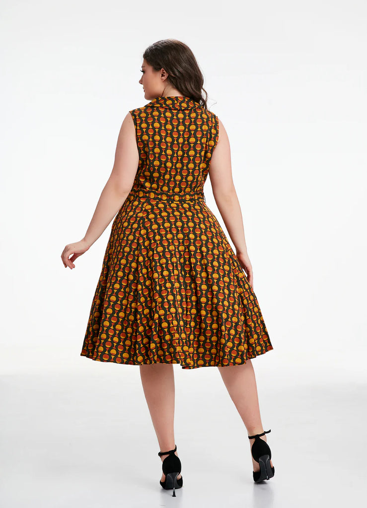 Mid Century Apple Dress