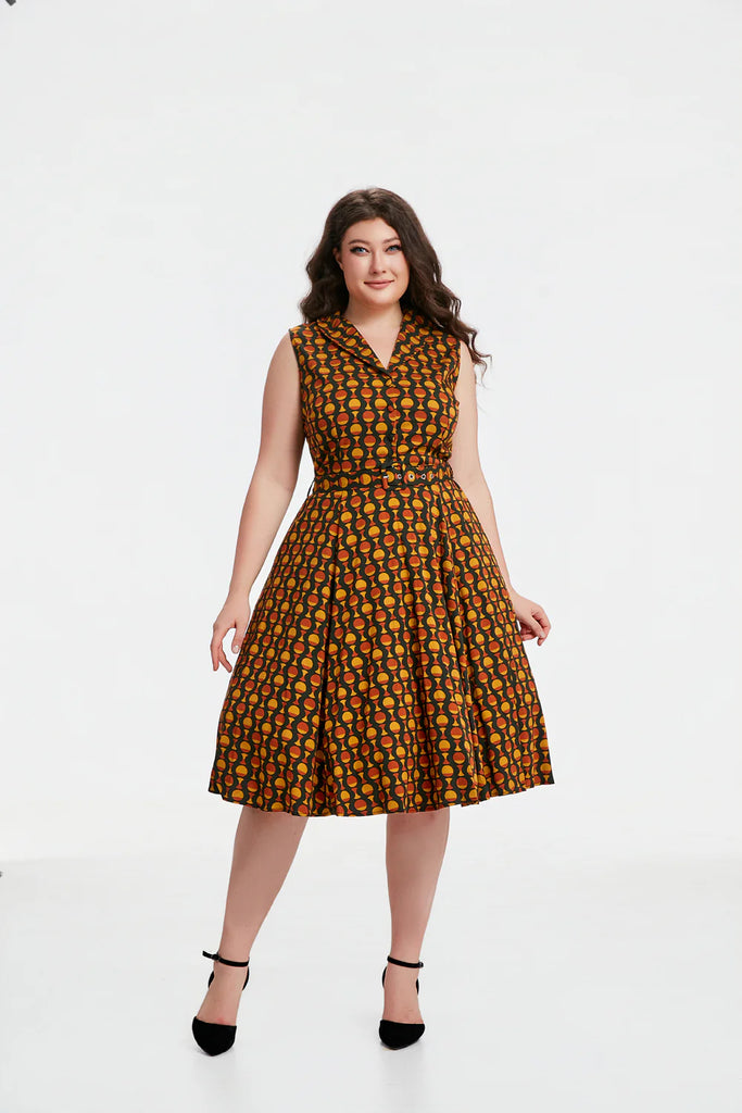 Mid Century Apple Dress