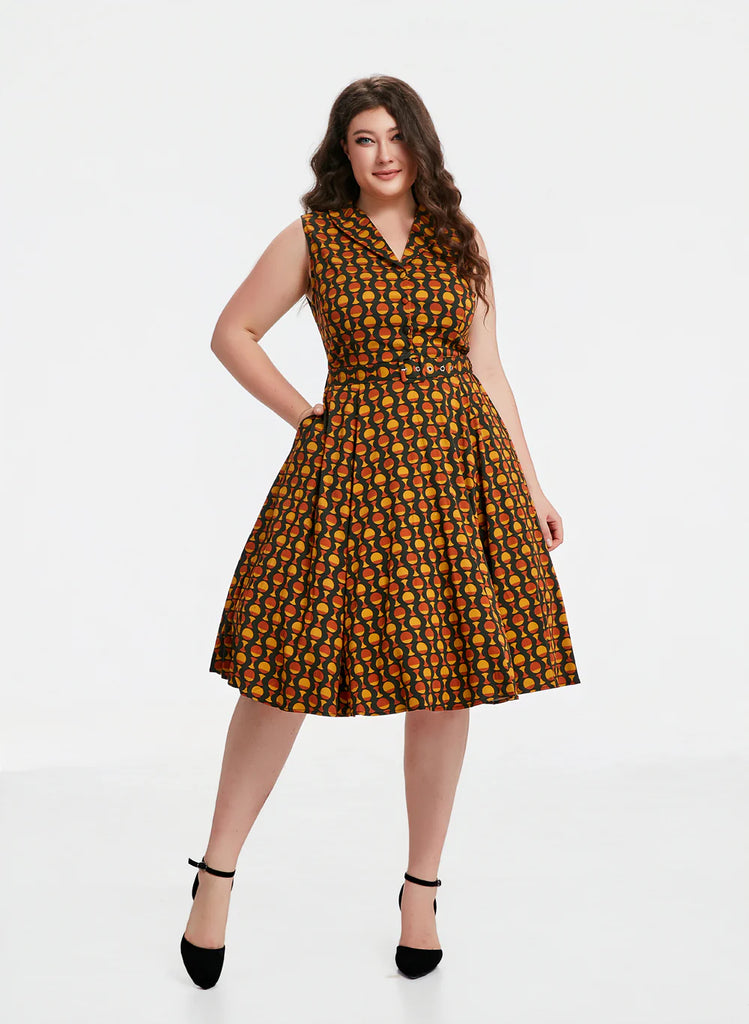 Mid Century Apple Dress