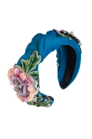 Floral Glass Baroque Headband