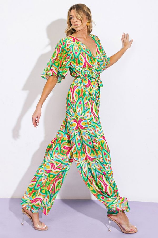 Pucci Peacock Jumpsuit- ONLY S