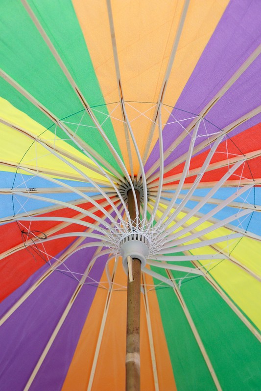 Rainbow Pride Sunshade Umbrella