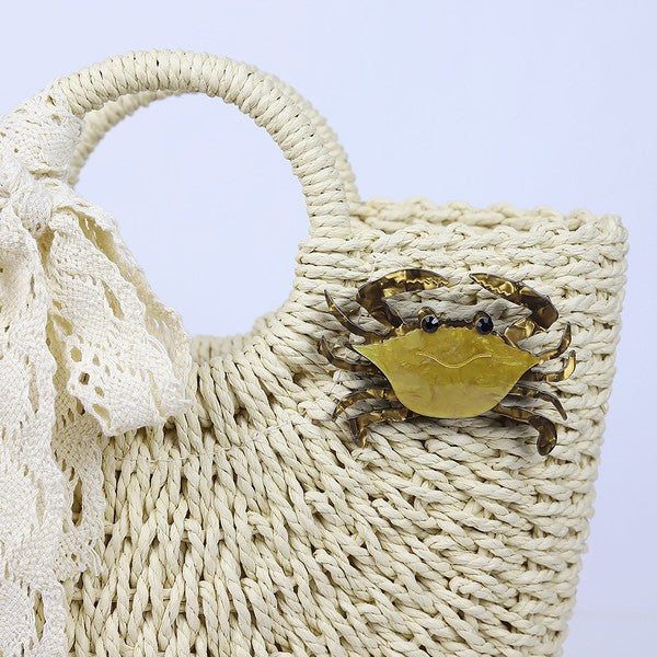 A Little Crabby Brooch