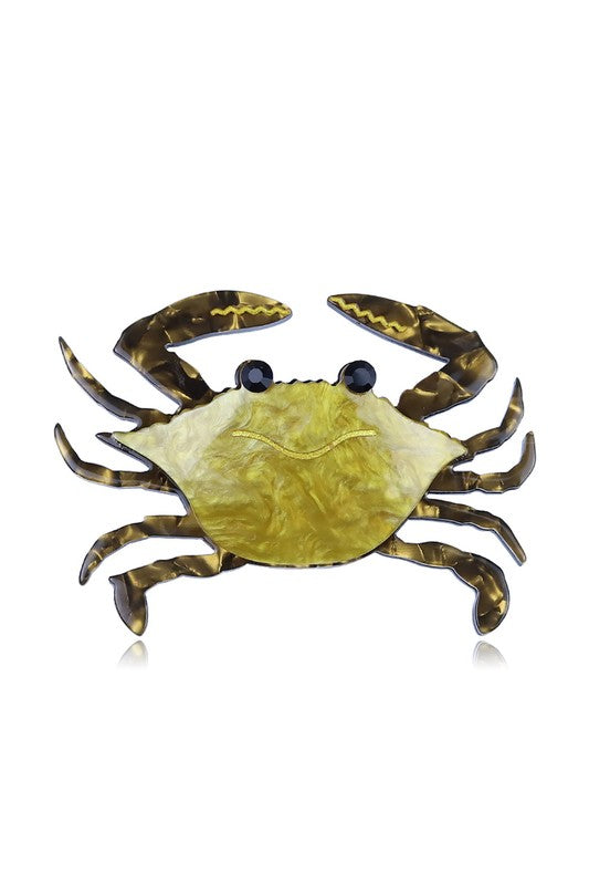 A Little Crabby Brooch