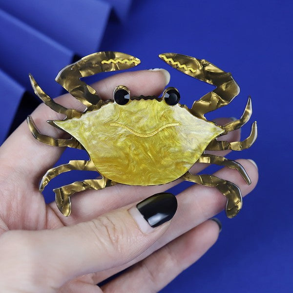 A Little Crabby Brooch