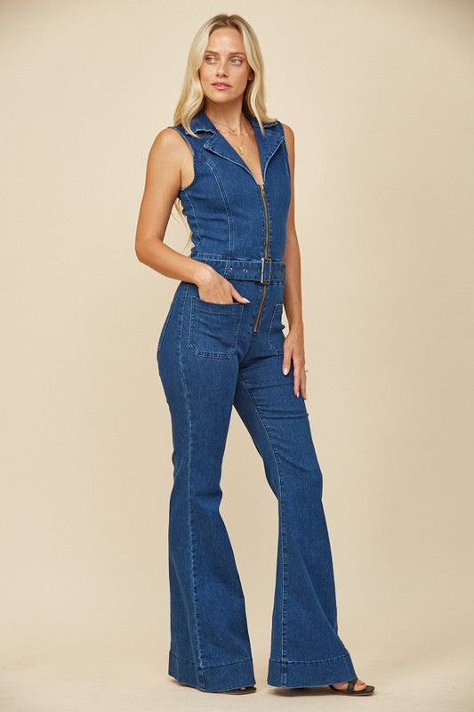Kris Munroe Denim Jumpsuit