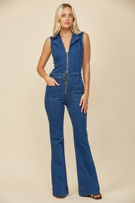 Kris Munroe Denim Jumpsuit