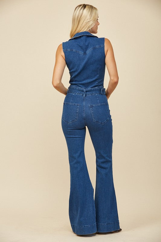 Kris Munroe Denim Jumpsuit
