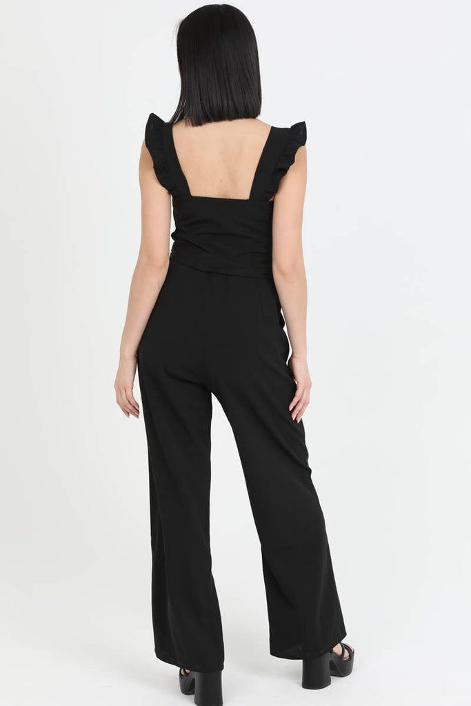 Top Notch Jumpsuit: Black