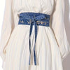Vintage Denim Obi Belt