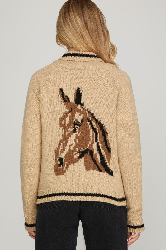 Horsing Around Cardigan
