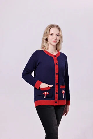 Red Panda Relaxing Cardigan