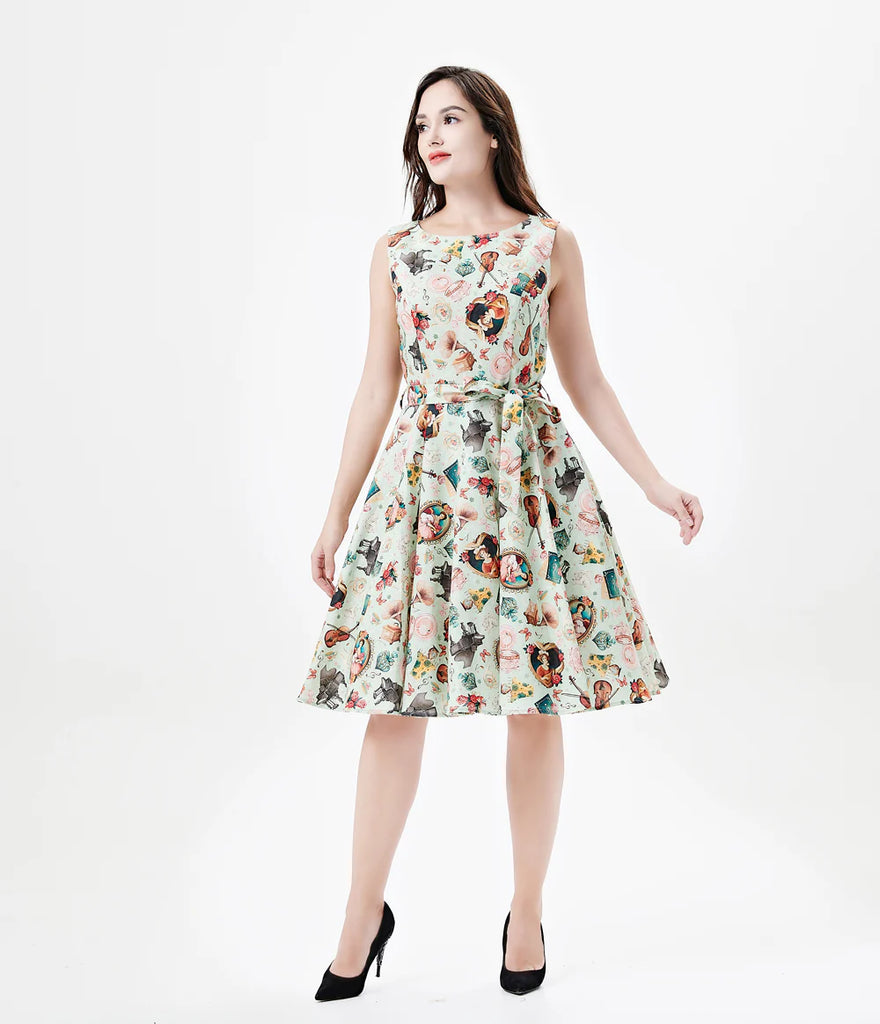 Antique Treasures Dress- Only XL