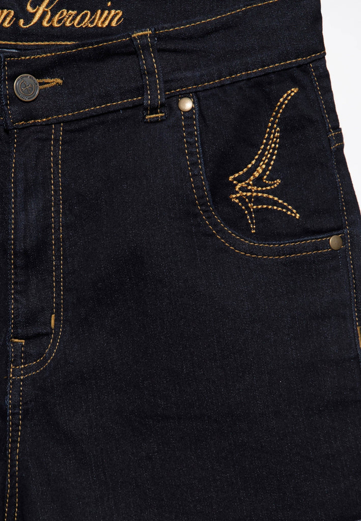 Roadster Denim Shorts: Blue