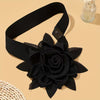 Wide Patent Buckle Belt: Black
