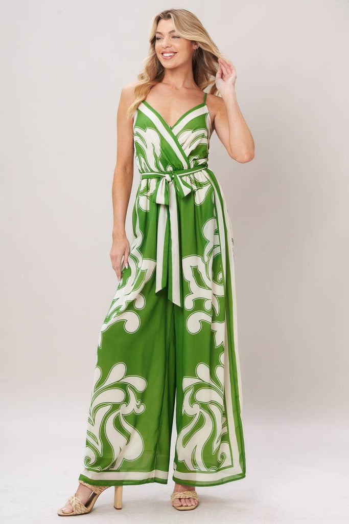 Fresh Summer Greens Jumpsuit