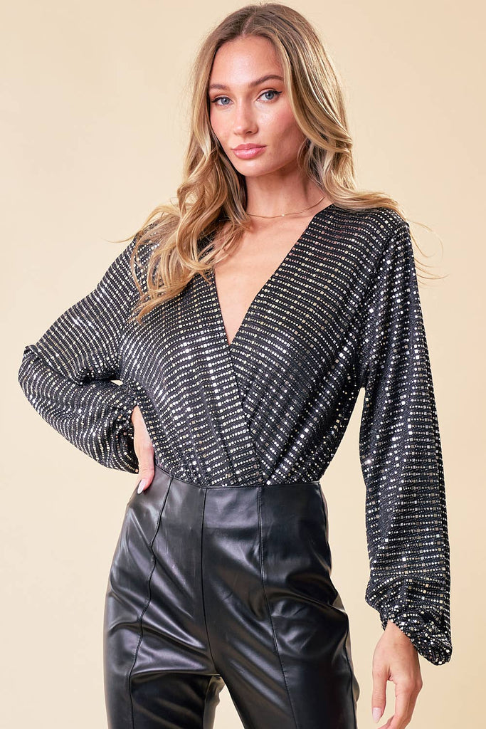Disco Darling Bodysuit Blouse