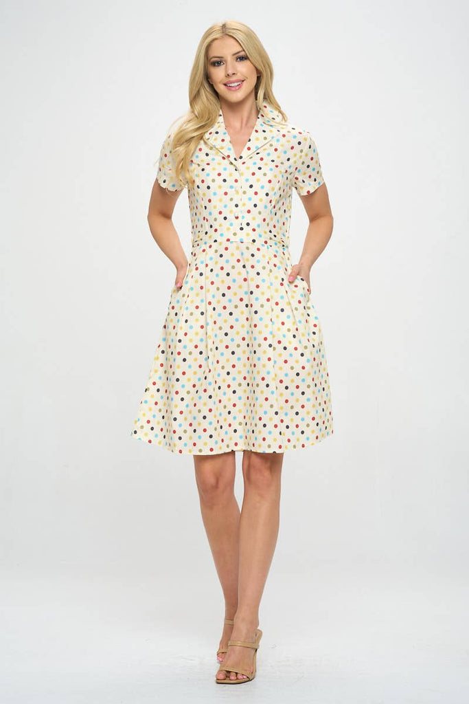 Connect The Dots Cotton Dress