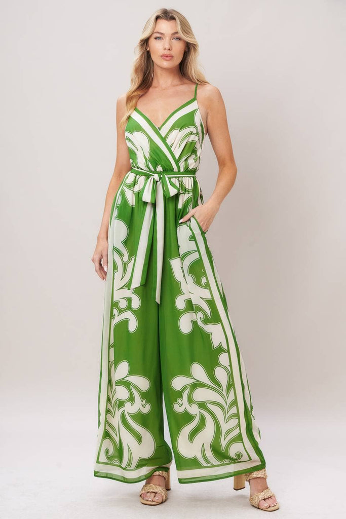 Fresh Summer Greens Jumpsuit