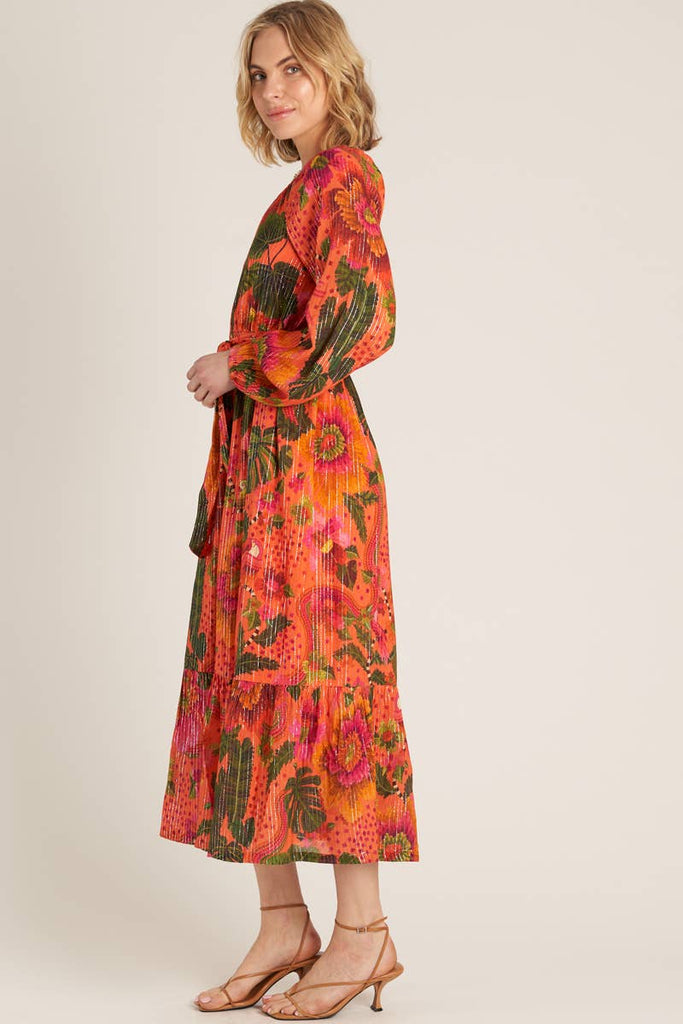 Tropical Glam One Shoulder Dress