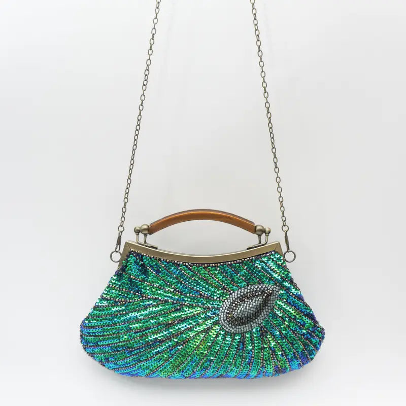 Prettiest Peacock Evening Bag