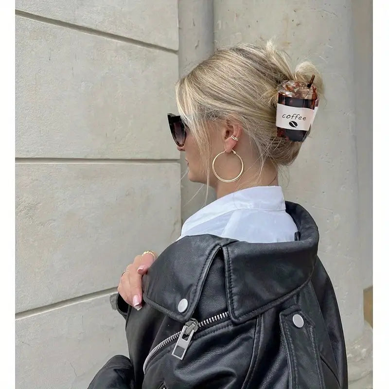 Coffee Now! Hair Claw