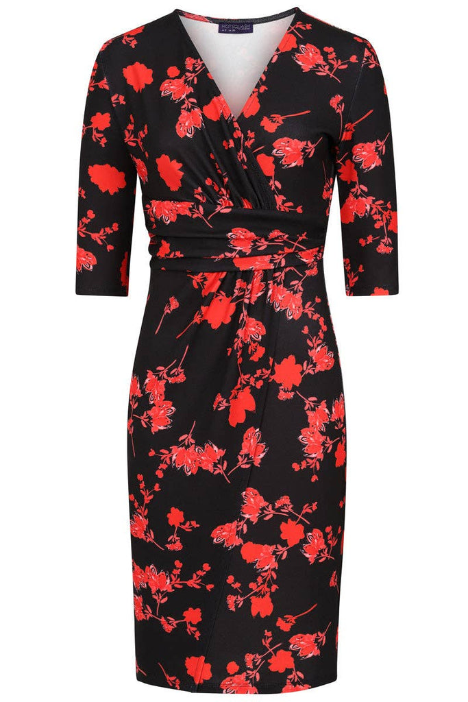 Ascot Bouquet Pencil Dress