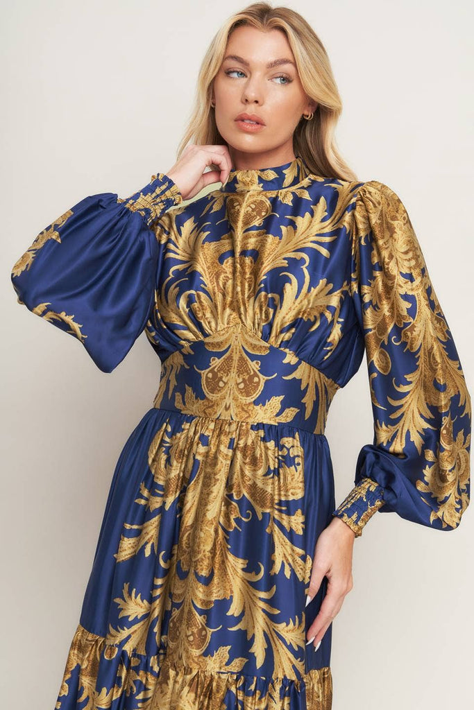 Florence Satin Maxi Dress