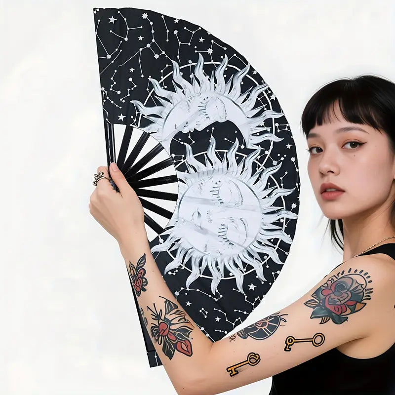 Moon And Sun Large Fan