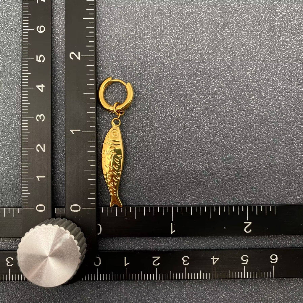 Sardine 18K Gold Plated Earrings