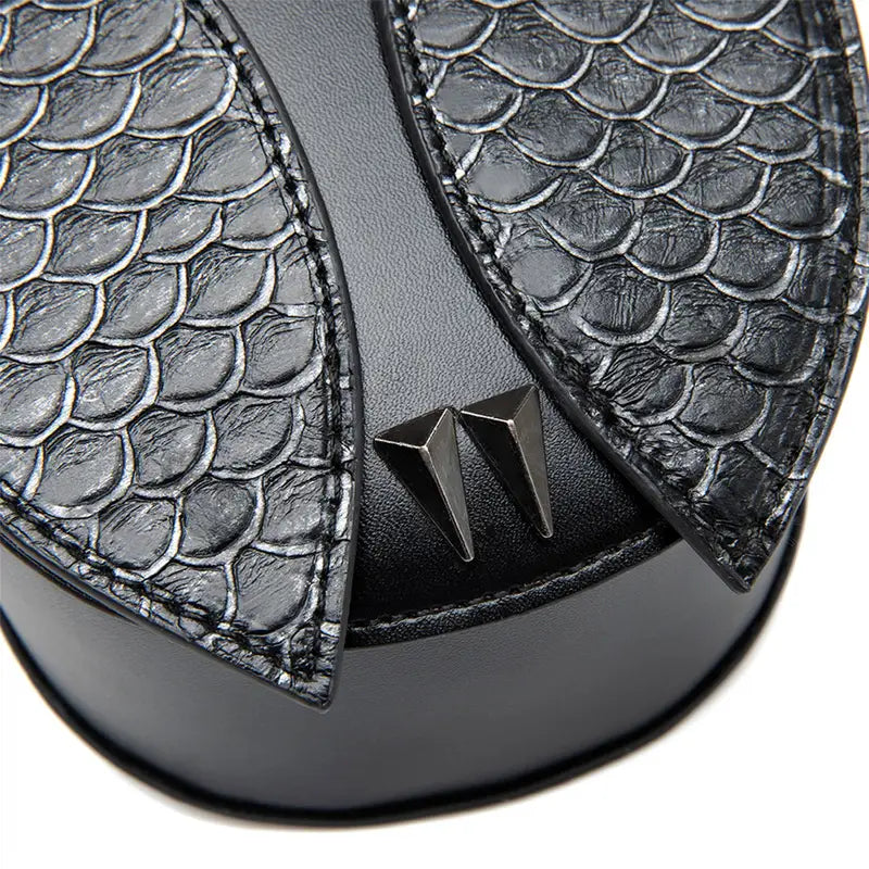 Black Owl Crossbody Bag