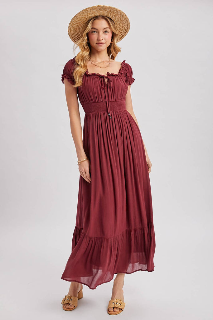 Sugar Plum Wine Maxi Dress