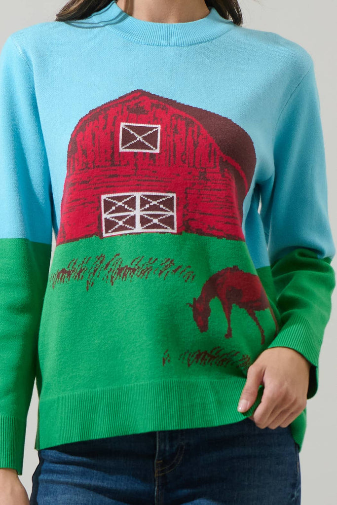 Painted Barn Cozy Knit Sweater