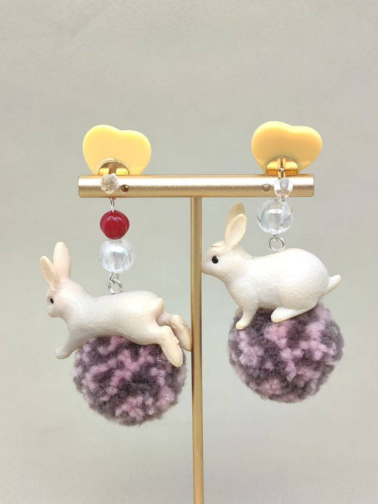 Galatic Love Rabbit Earrings