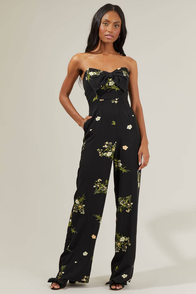 Bow And Bouquet Jumpsuit