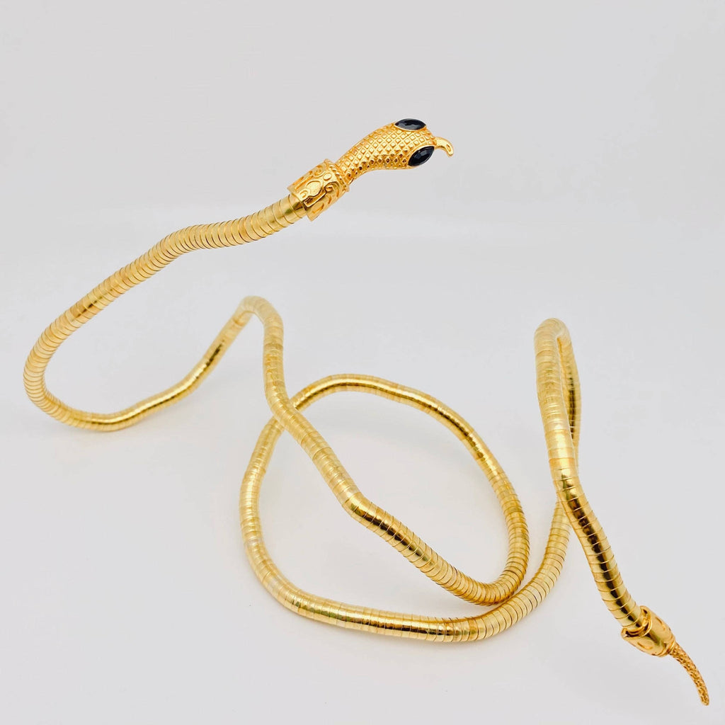 Wrapped Snake Necklace | Bracelet: Silver