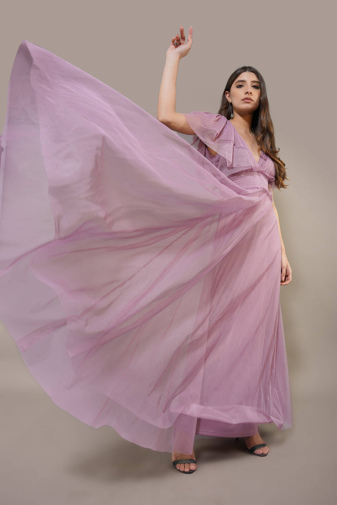 Lovely Lilac Maxi Dress