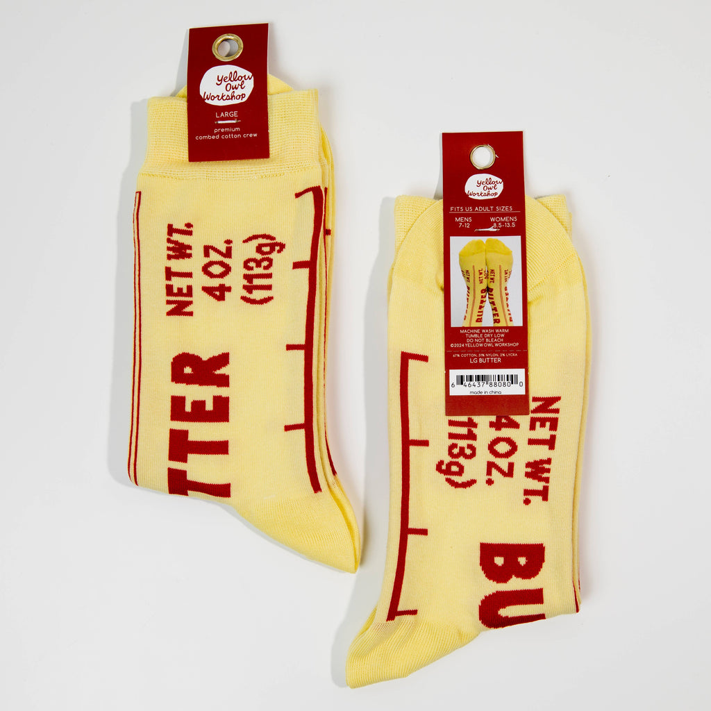 Butter Socks - Large Crew Socks