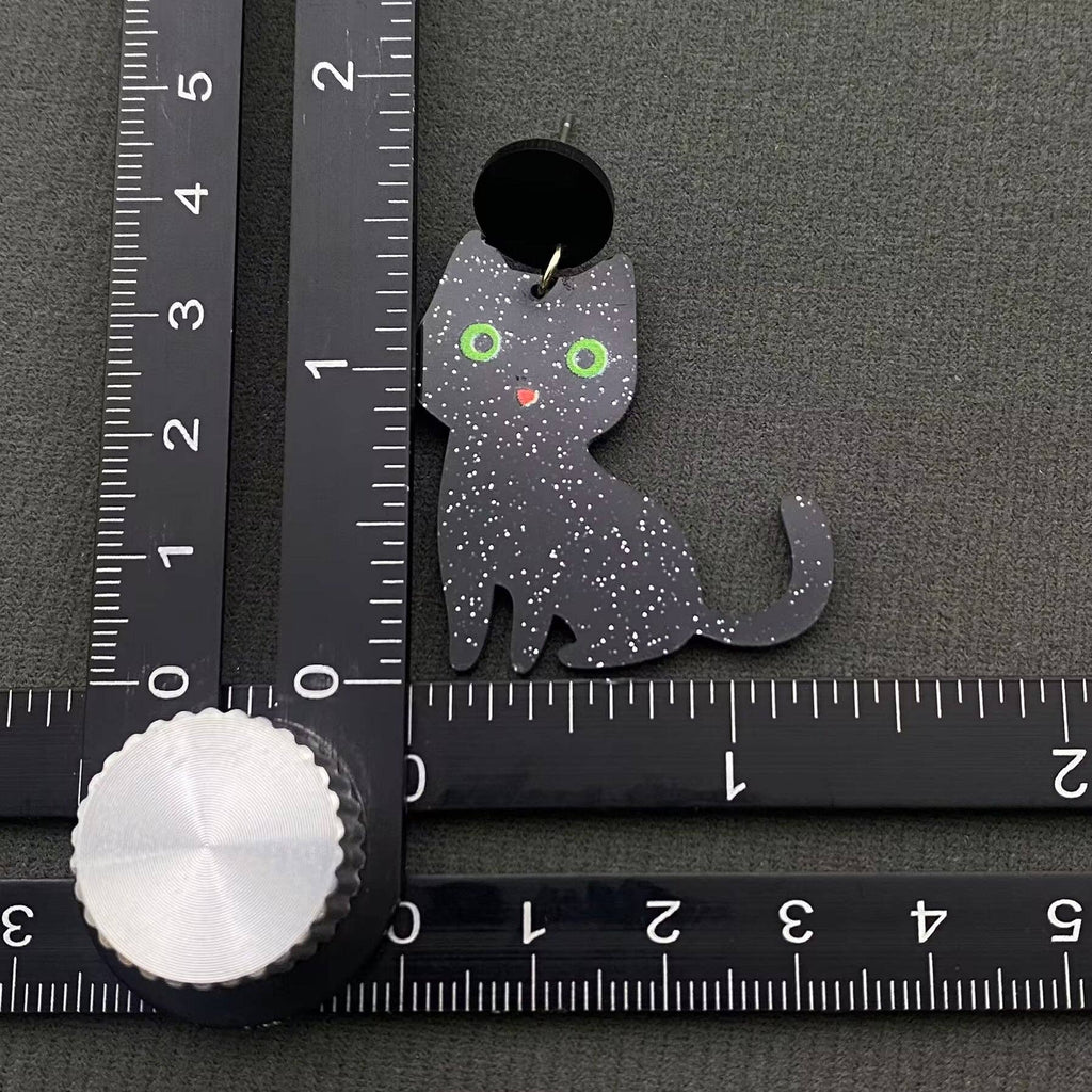 Electric Cat Earrings