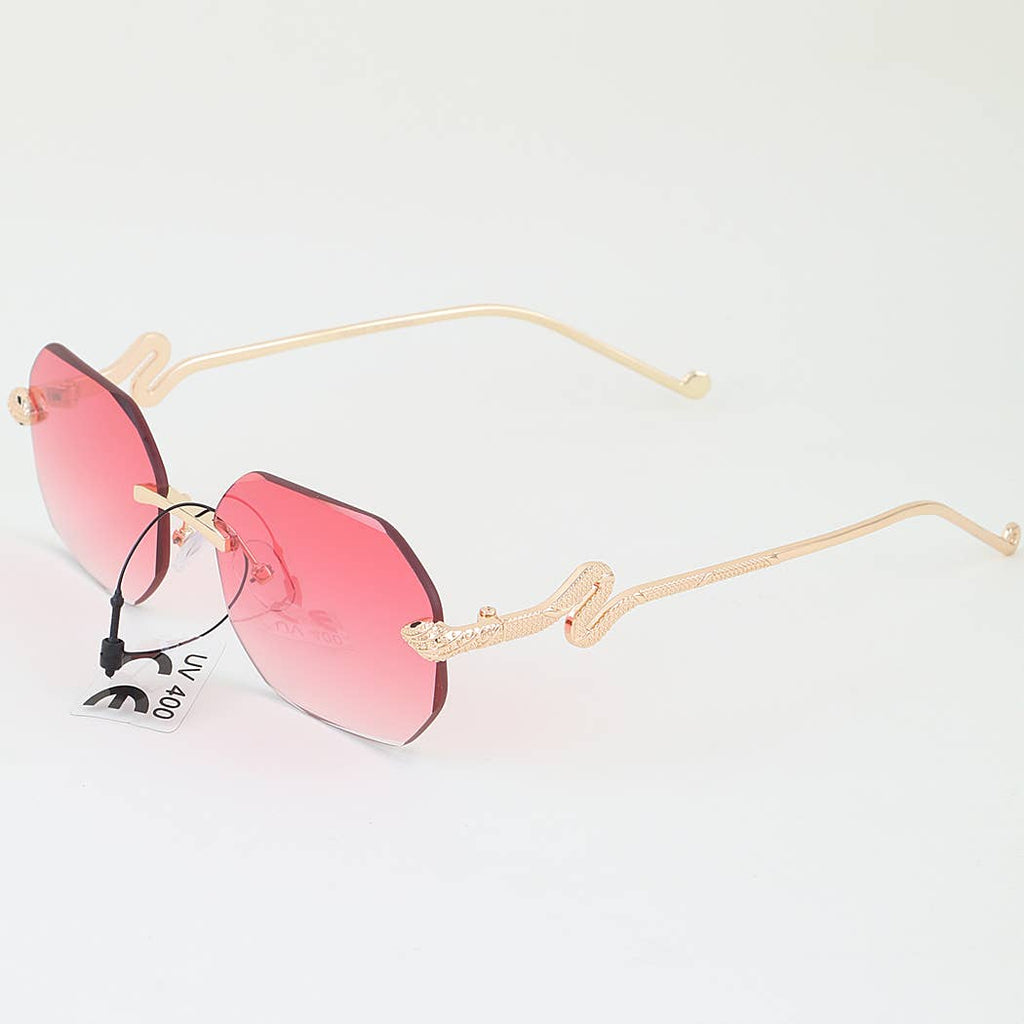 Snake Frame Gradient Sunglasses