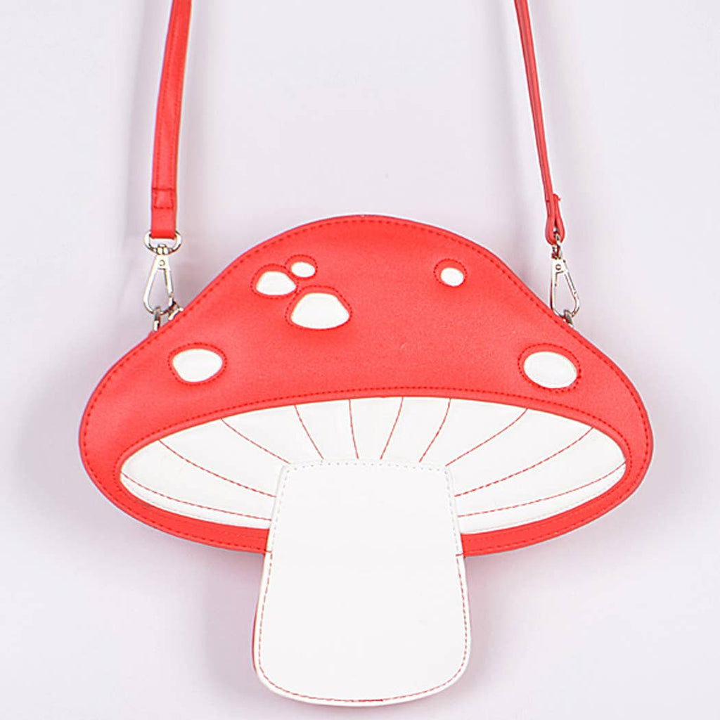 Mushroom Crossbody Bag: Camel