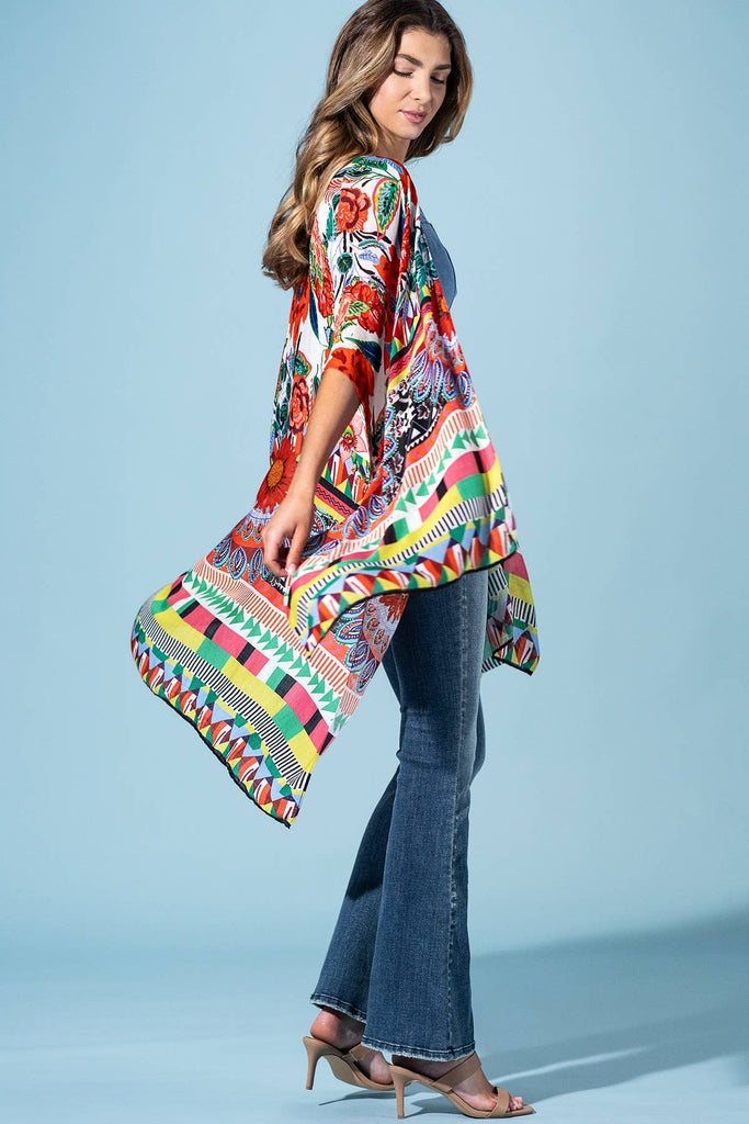 Prism Garden Viscose Kimono