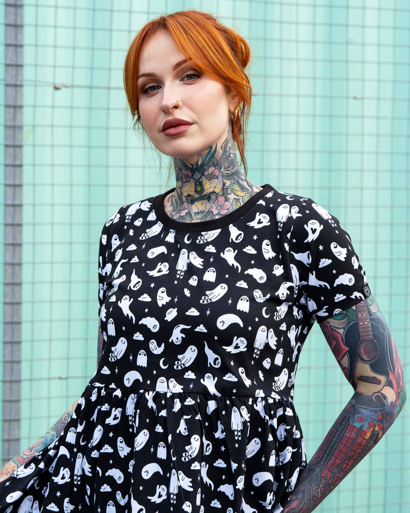 Ghosties Oversized Smock Dress
